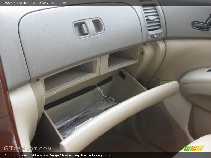 Olive Gray / Beige 2007 Kia Sedona EX