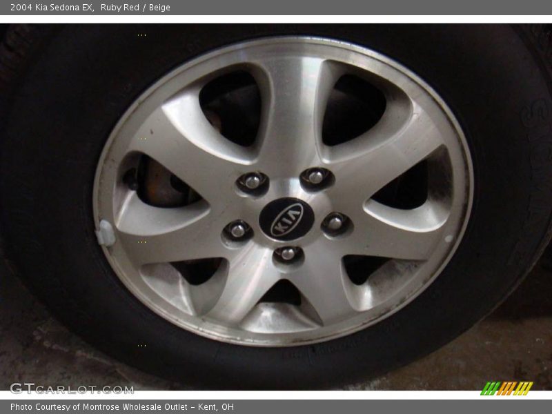 Ruby Red / Beige 2004 Kia Sedona EX