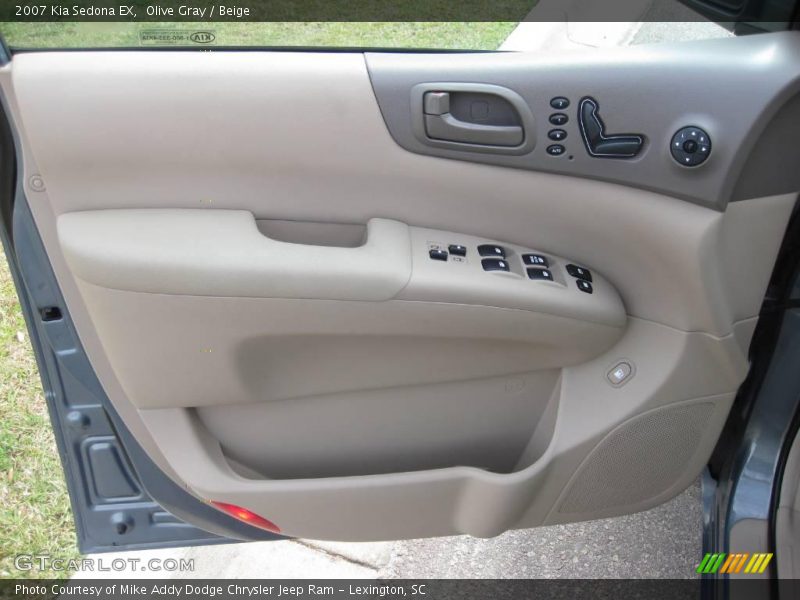 Olive Gray / Beige 2007 Kia Sedona EX
