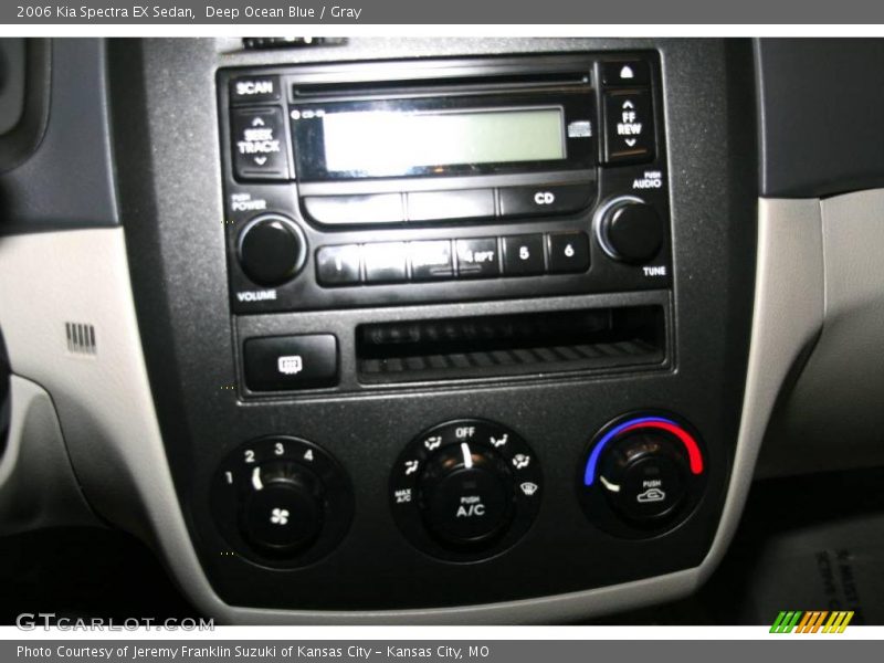 Deep Ocean Blue / Gray 2006 Kia Spectra EX Sedan