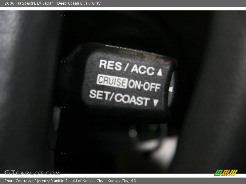 Deep Ocean Blue / Gray 2006 Kia Spectra EX Sedan