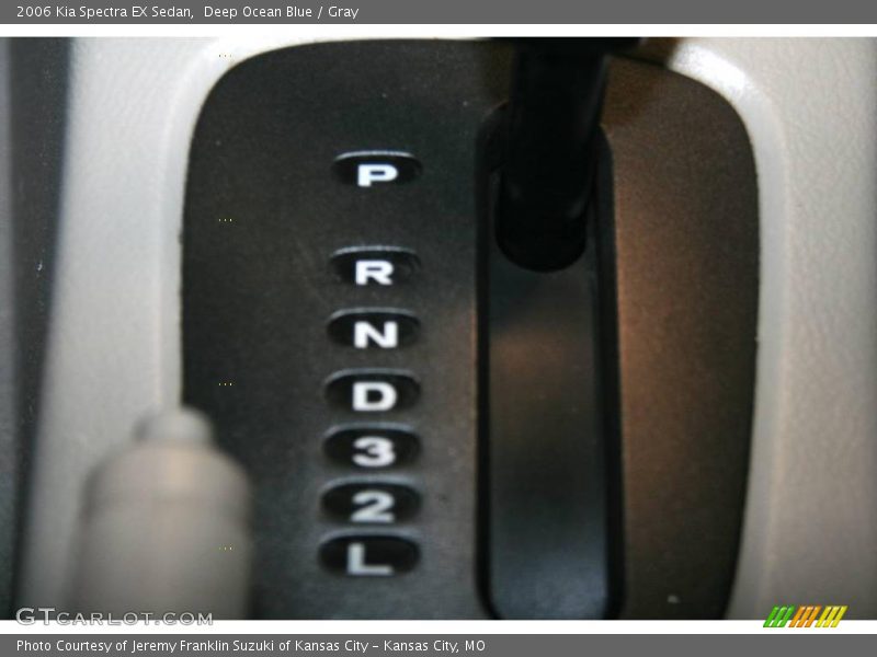 Deep Ocean Blue / Gray 2006 Kia Spectra EX Sedan