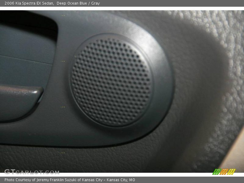 Deep Ocean Blue / Gray 2006 Kia Spectra EX Sedan