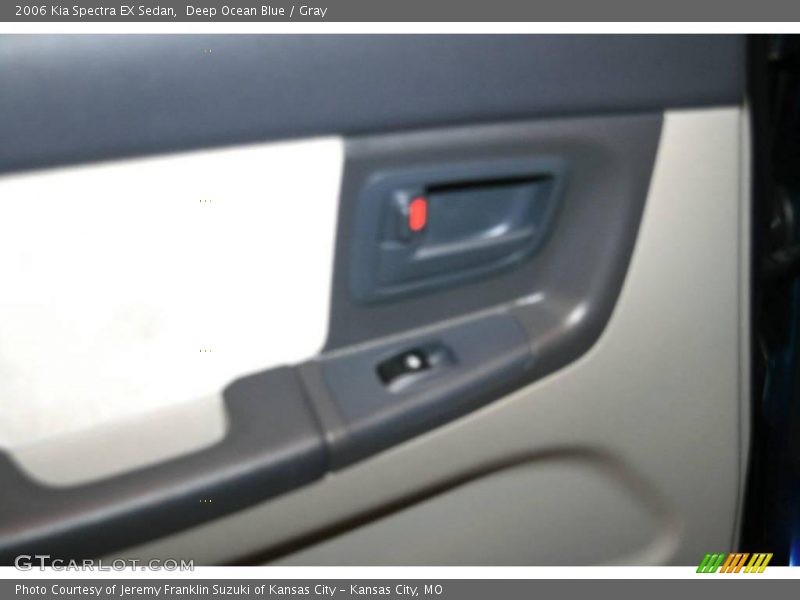 Deep Ocean Blue / Gray 2006 Kia Spectra EX Sedan