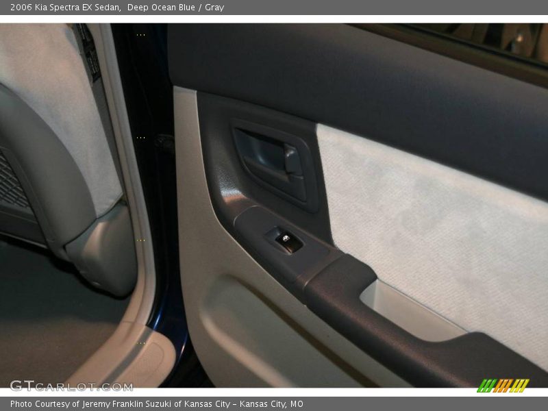 Deep Ocean Blue / Gray 2006 Kia Spectra EX Sedan