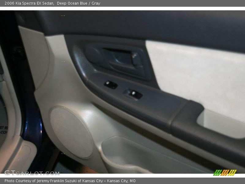 Deep Ocean Blue / Gray 2006 Kia Spectra EX Sedan
