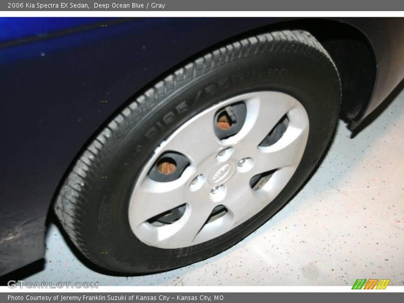 Deep Ocean Blue / Gray 2006 Kia Spectra EX Sedan