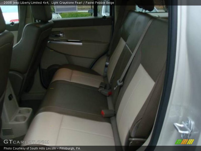 Light Graystone Pearl / Pastel Pebble Beige 2008 Jeep Liberty Limited 4x4