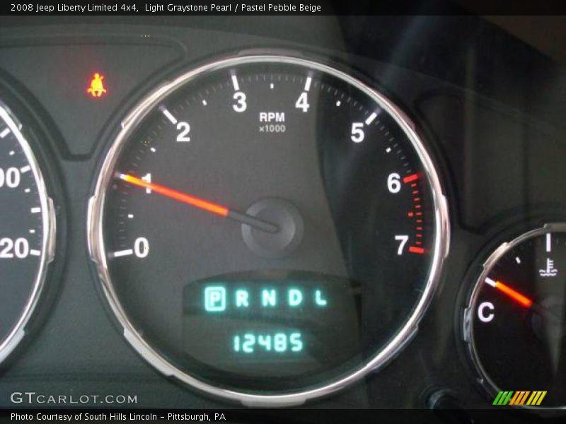 Light Graystone Pearl / Pastel Pebble Beige 2008 Jeep Liberty Limited 4x4