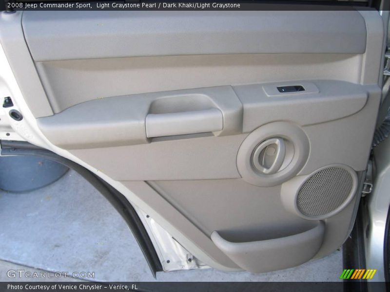 Light Graystone Pearl / Dark Khaki/Light Graystone 2008 Jeep Commander Sport