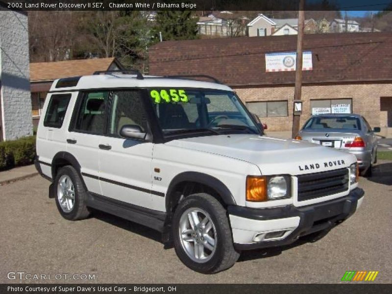 Chawton White / Bahama Beige 2002 Land Rover Discovery II SE7