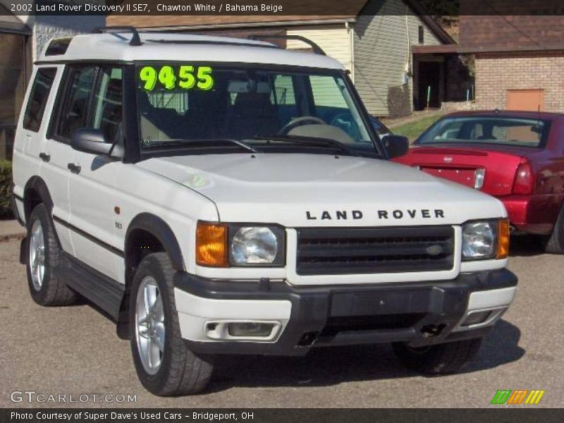 Chawton White / Bahama Beige 2002 Land Rover Discovery II SE7