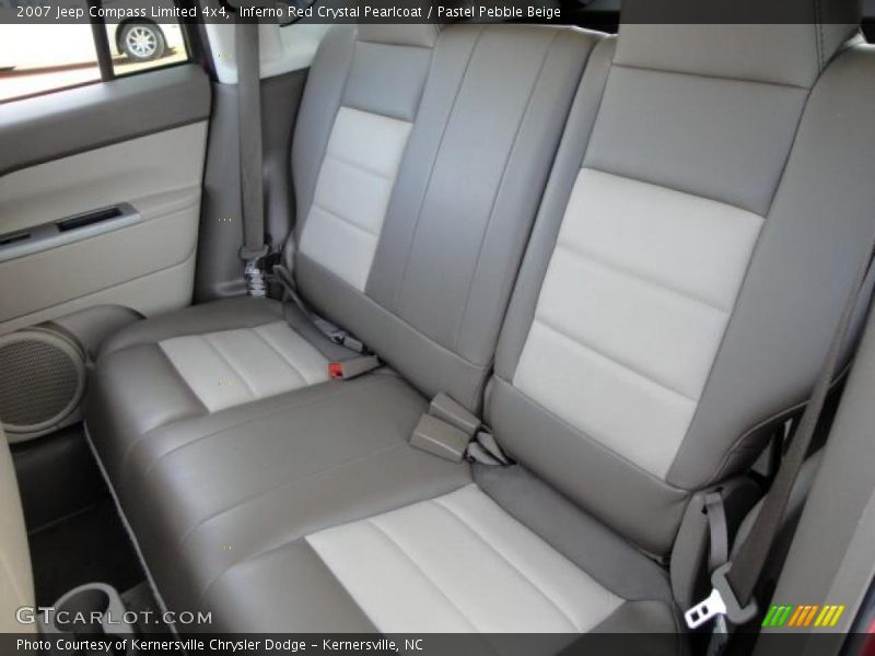 Inferno Red Crystal Pearlcoat / Pastel Pebble Beige 2007 Jeep Compass Limited 4x4