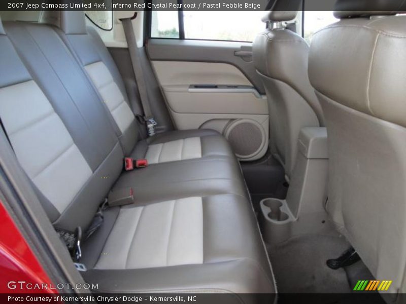 Inferno Red Crystal Pearlcoat / Pastel Pebble Beige 2007 Jeep Compass Limited 4x4