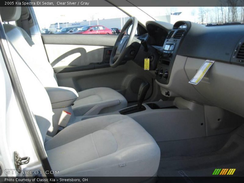 Clear Silver / Gray 2005 Kia Spectra EX Sedan