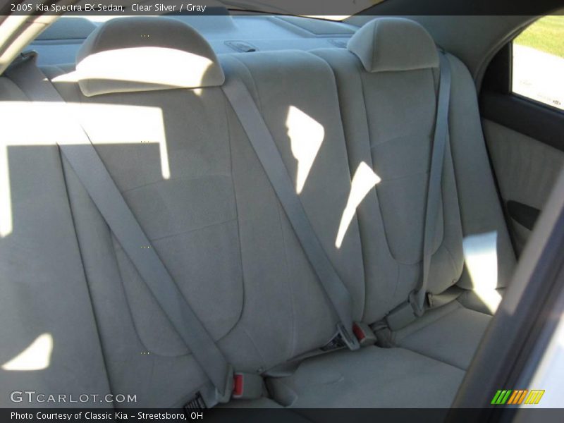 Clear Silver / Gray 2005 Kia Spectra EX Sedan