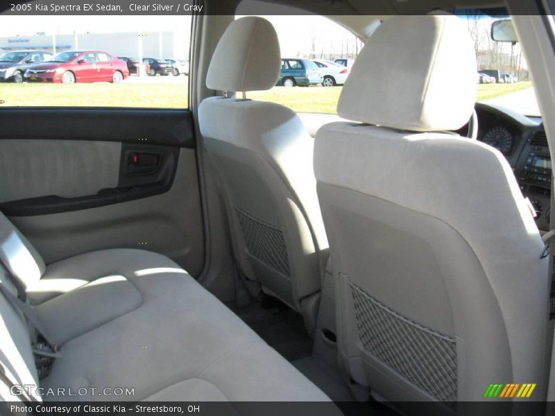 Clear Silver / Gray 2005 Kia Spectra EX Sedan