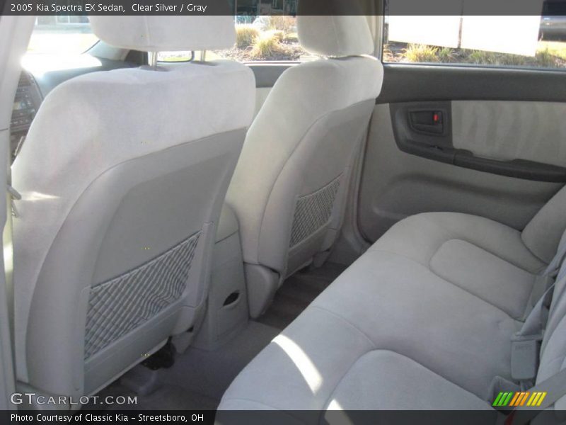 Clear Silver / Gray 2005 Kia Spectra EX Sedan