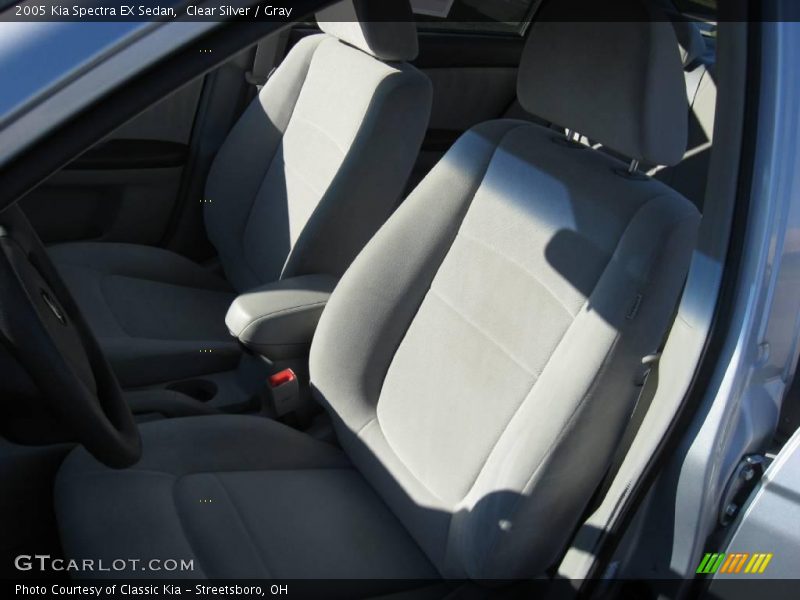 Clear Silver / Gray 2005 Kia Spectra EX Sedan