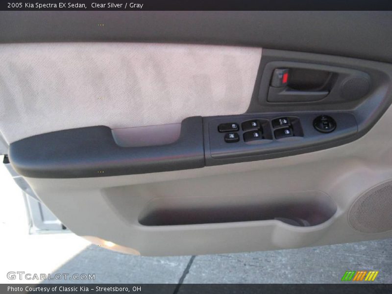 Clear Silver / Gray 2005 Kia Spectra EX Sedan