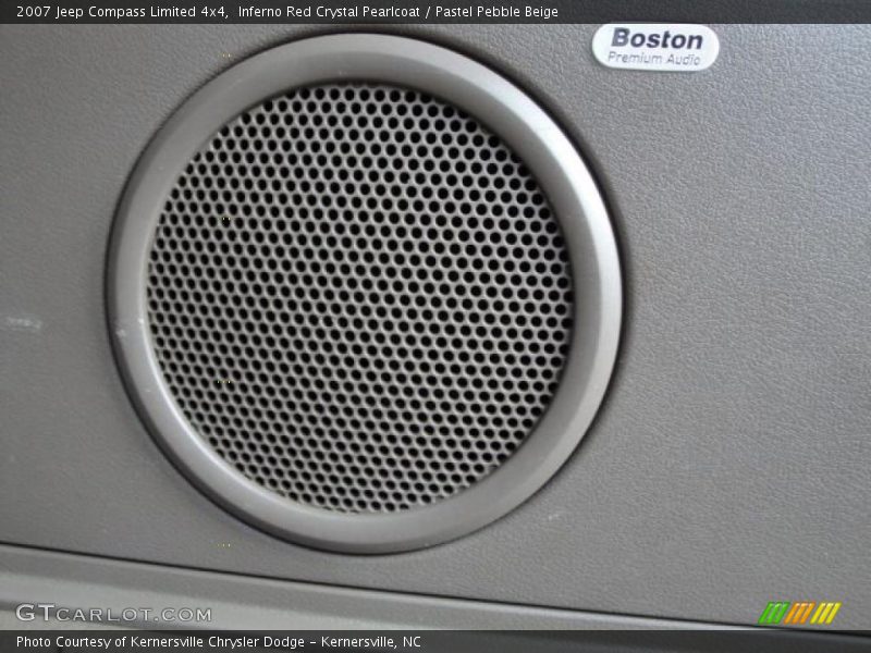 Inferno Red Crystal Pearlcoat / Pastel Pebble Beige 2007 Jeep Compass Limited 4x4