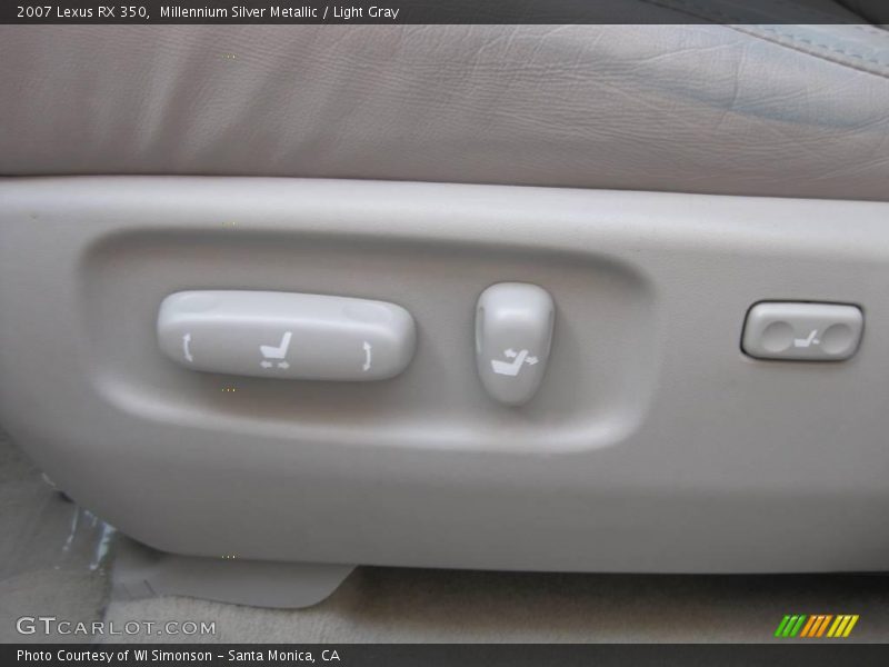 Millennium Silver Metallic / Light Gray 2007 Lexus RX 350