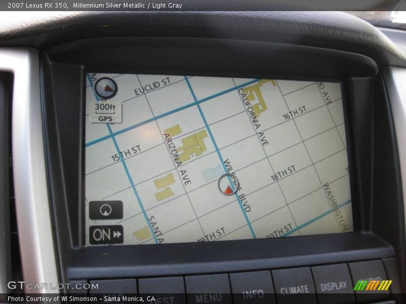 Millennium Silver Metallic / Light Gray 2007 Lexus RX 350