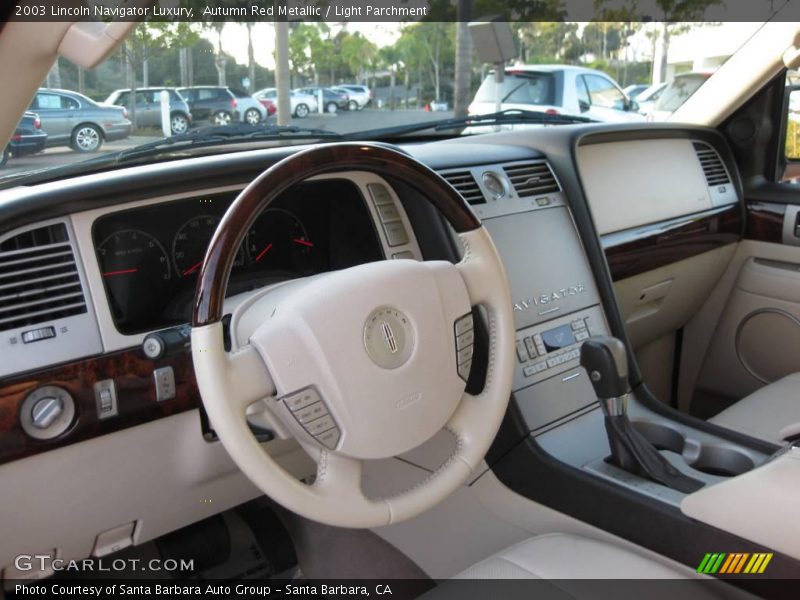 Autumn Red Metallic / Light Parchment 2003 Lincoln Navigator Luxury