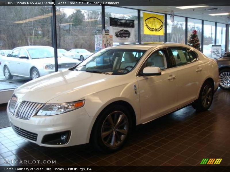 White Chocolate Tri-Coat / Cashmere 2009 Lincoln MKS AWD Sedan