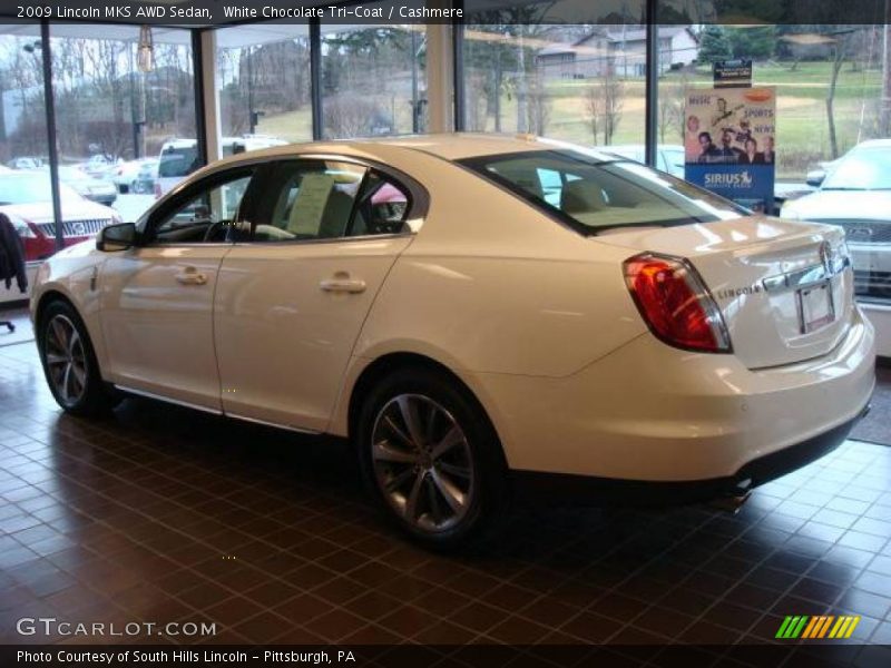 White Chocolate Tri-Coat / Cashmere 2009 Lincoln MKS AWD Sedan