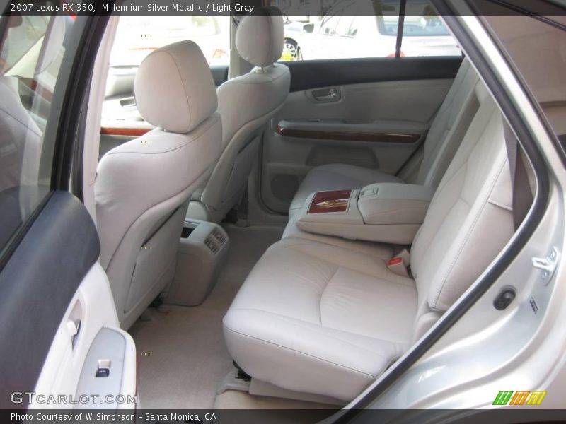 Millennium Silver Metallic / Light Gray 2007 Lexus RX 350