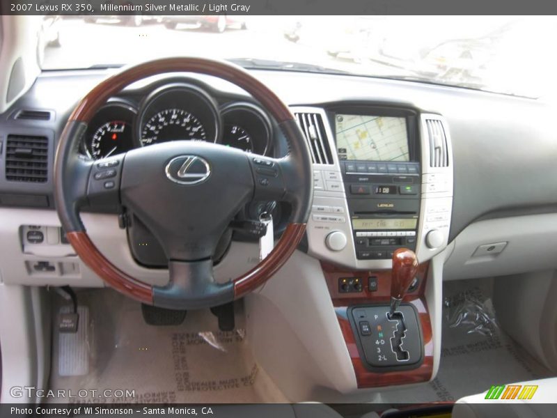 Millennium Silver Metallic / Light Gray 2007 Lexus RX 350