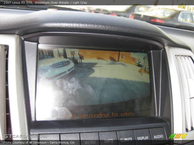 Millennium Silver Metallic / Light Gray 2007 Lexus RX 350