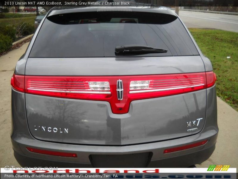 Sterling Grey Metallic / Charcoal Black 2010 Lincoln MKT AWD EcoBoost