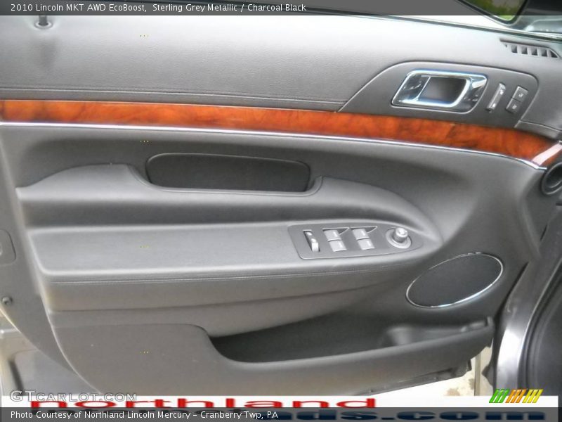 Sterling Grey Metallic / Charcoal Black 2010 Lincoln MKT AWD EcoBoost