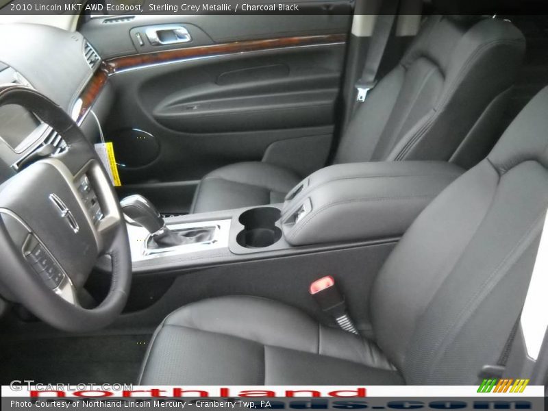 Sterling Grey Metallic / Charcoal Black 2010 Lincoln MKT AWD EcoBoost