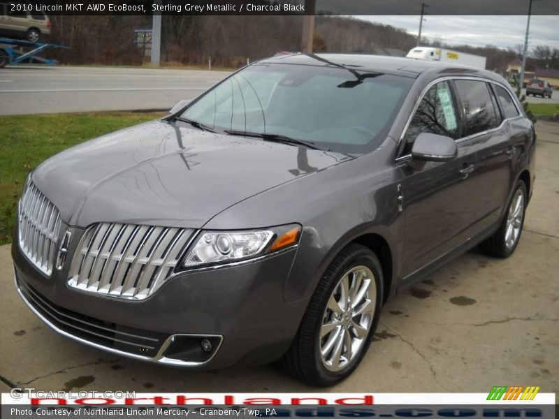 Sterling Grey Metallic / Charcoal Black 2010 Lincoln MKT AWD EcoBoost