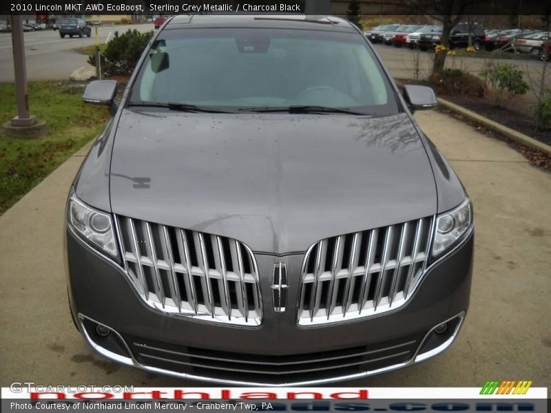 Sterling Grey Metallic / Charcoal Black 2010 Lincoln MKT AWD EcoBoost