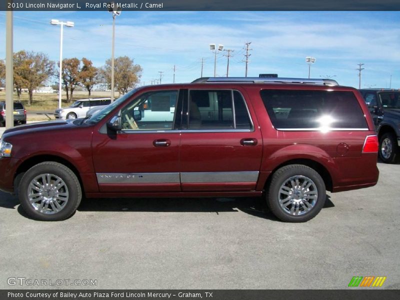 Royal Red Metallic / Camel 2010 Lincoln Navigator L