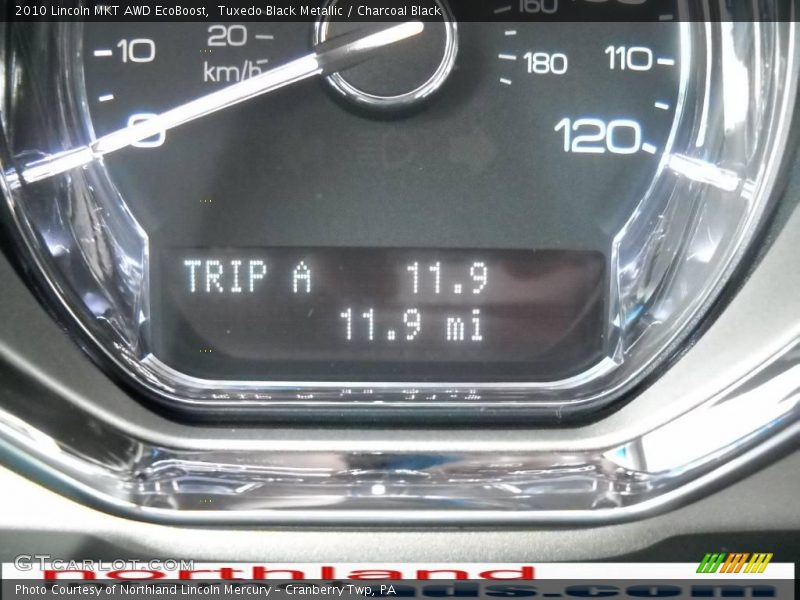 Tuxedo Black Metallic / Charcoal Black 2010 Lincoln MKT AWD EcoBoost