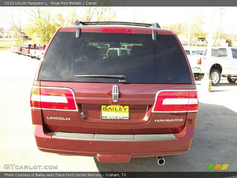 Royal Red Metallic / Camel 2010 Lincoln Navigator L