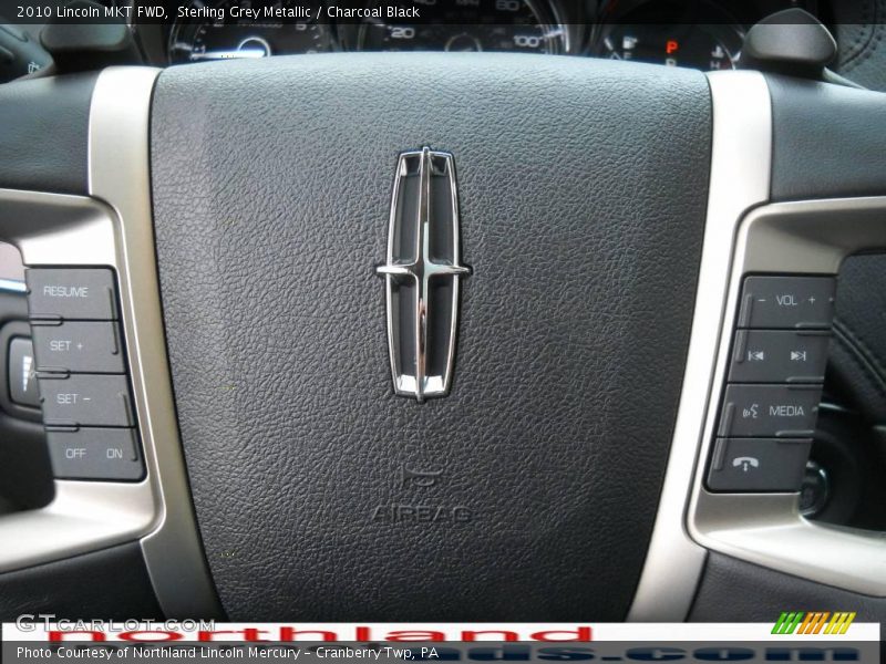 Sterling Grey Metallic / Charcoal Black 2010 Lincoln MKT FWD