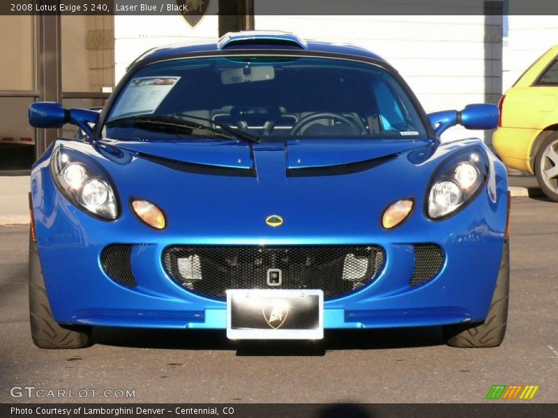 Laser Blue / Black 2008 Lotus Exige S 240