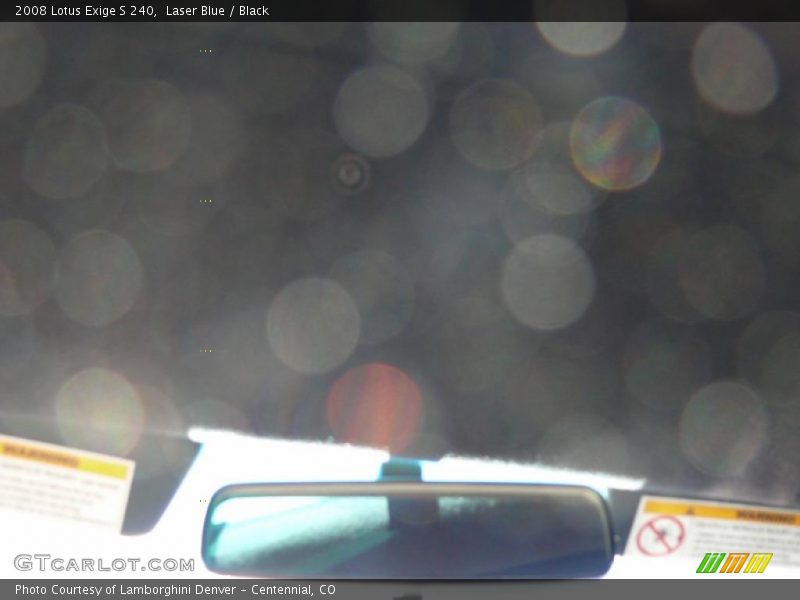 Laser Blue / Black 2008 Lotus Exige S 240