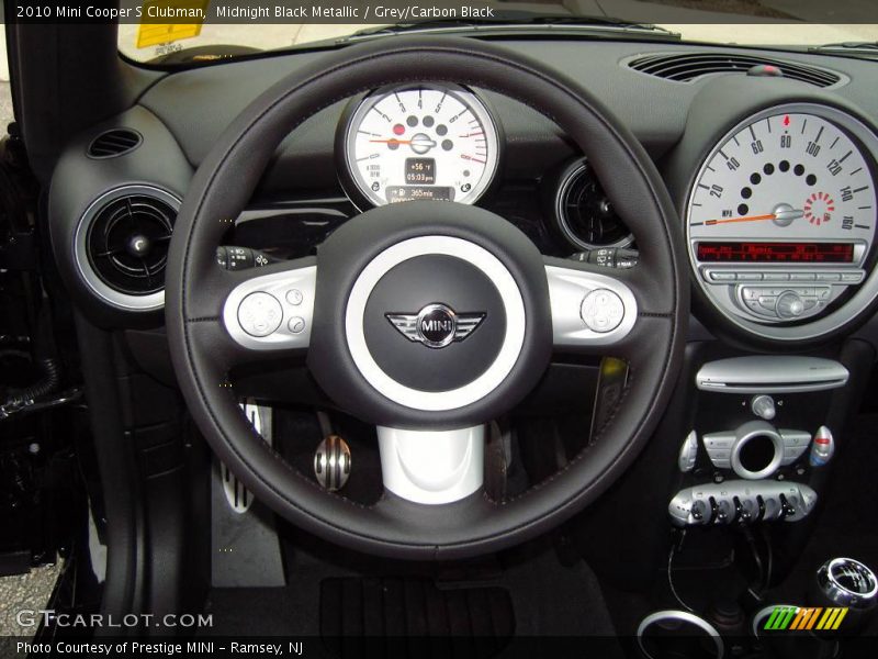 Midnight Black Metallic / Grey/Carbon Black 2010 Mini Cooper S Clubman