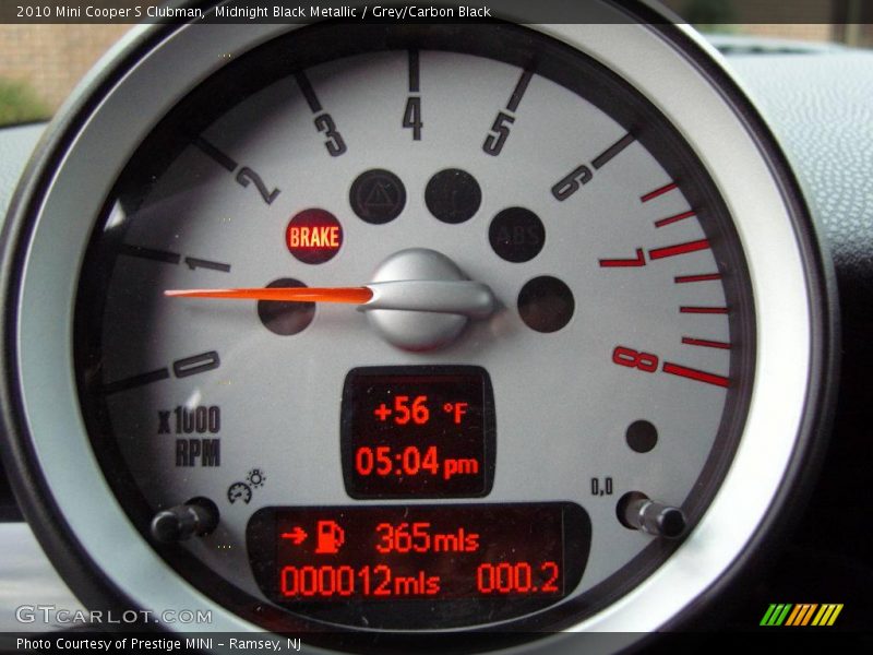 Midnight Black Metallic / Grey/Carbon Black 2010 Mini Cooper S Clubman
