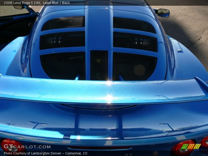 Laser Blue / Black 2008 Lotus Exige S 240