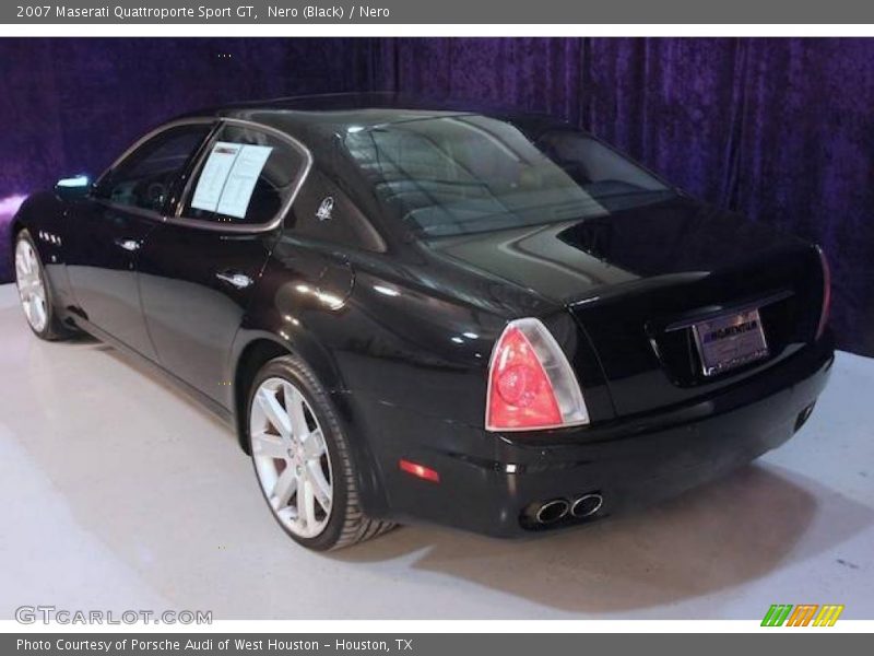 Nero (Black) / Nero 2007 Maserati Quattroporte Sport GT