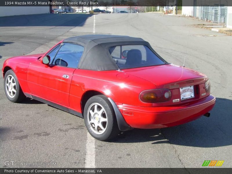 Classic Red / Black 1994 Mazda MX-5 Miata Roadster