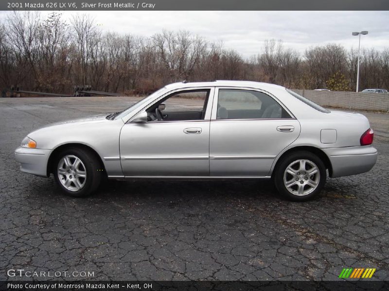 Silver Frost Metallic / Gray 2001 Mazda 626 LX V6